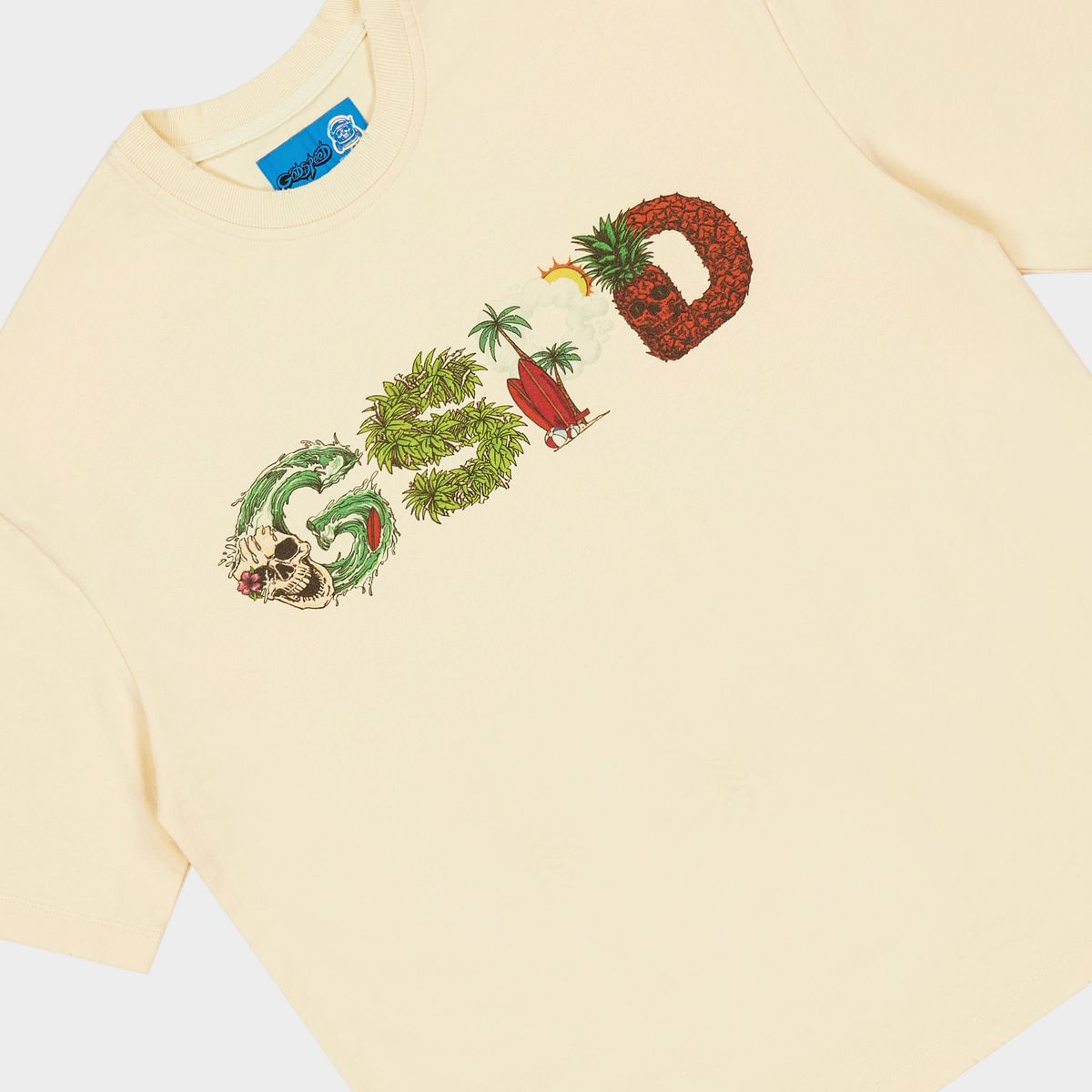 Godspeed Surfs Up T-shirt In Bone
