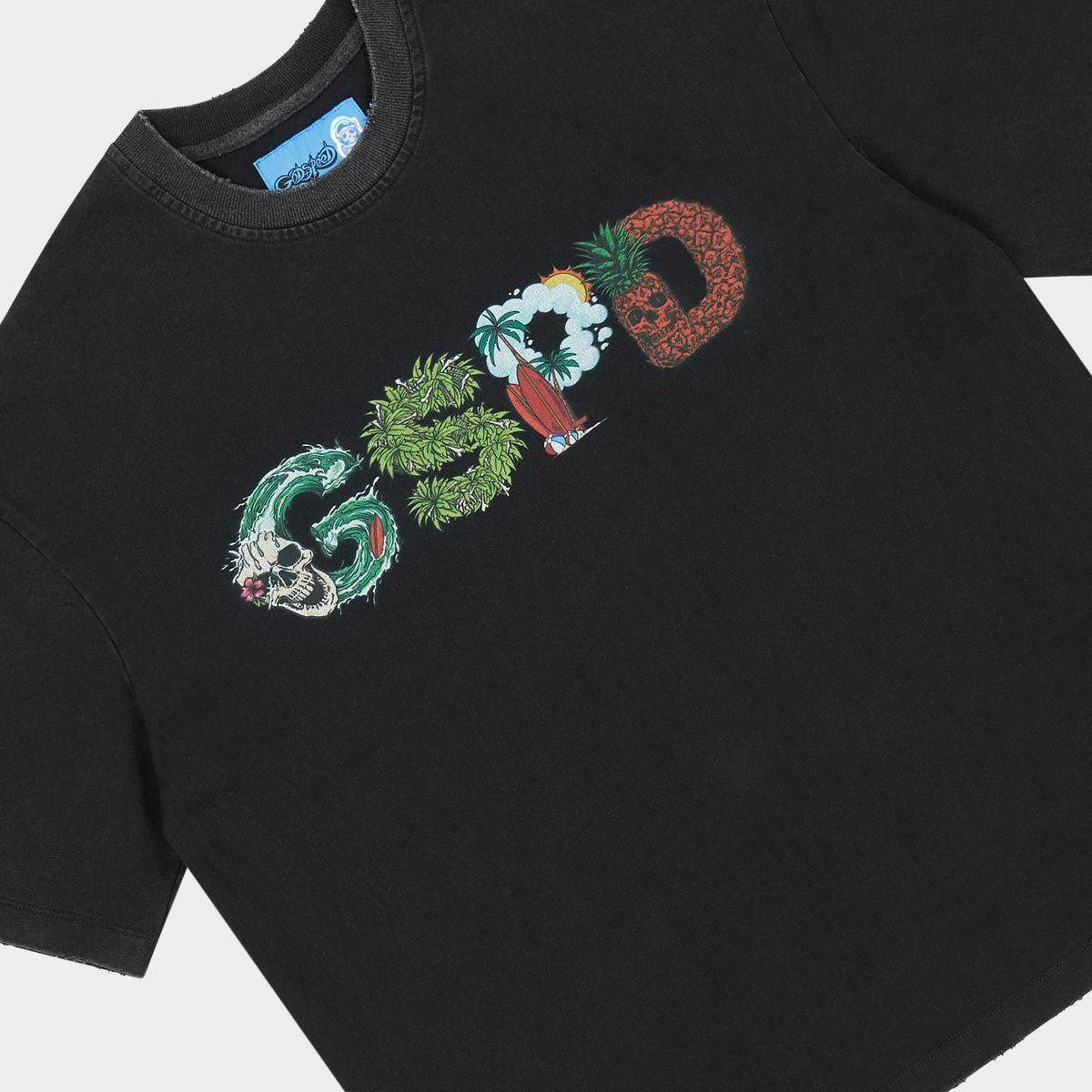 Godspeed Surfs Up T-shirt In Black