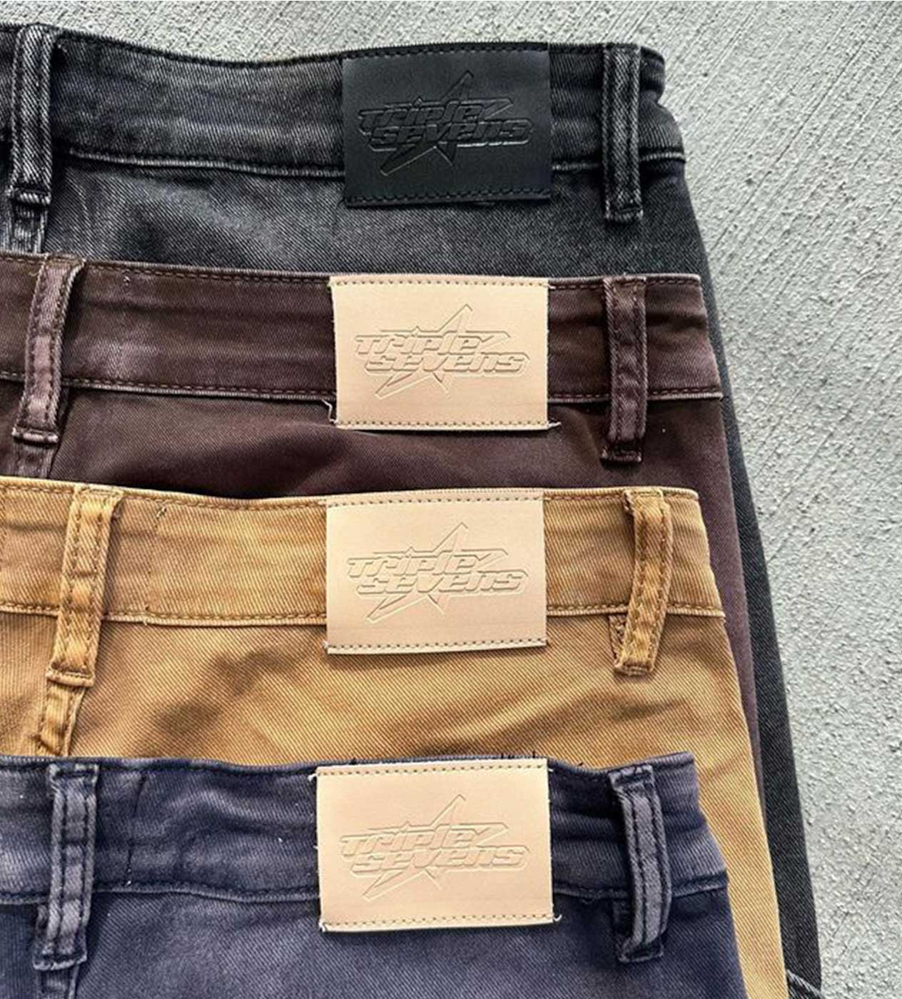 Triple Sevens Flare Jeans In Grey