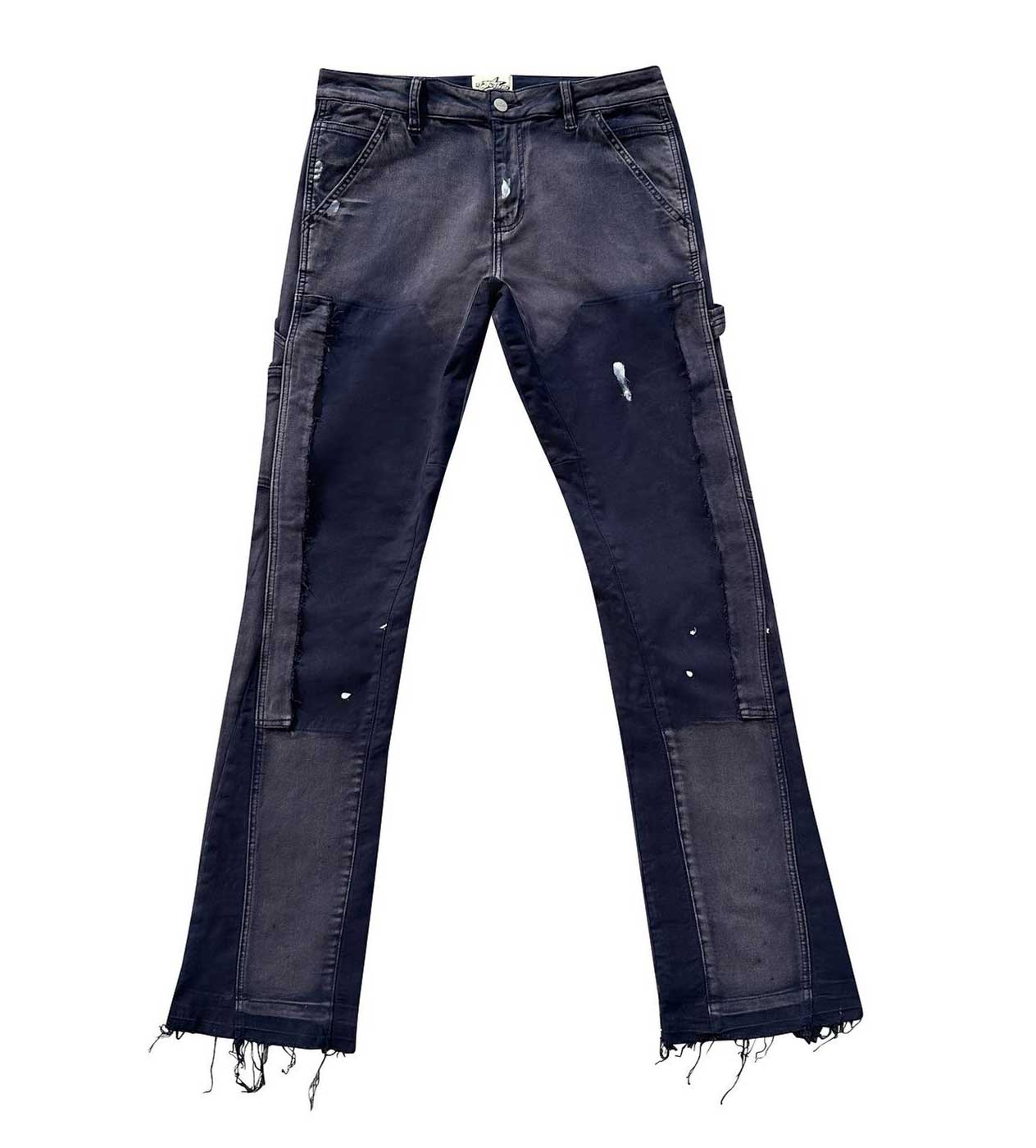 Triple Sevens Flare Jeans In Navy