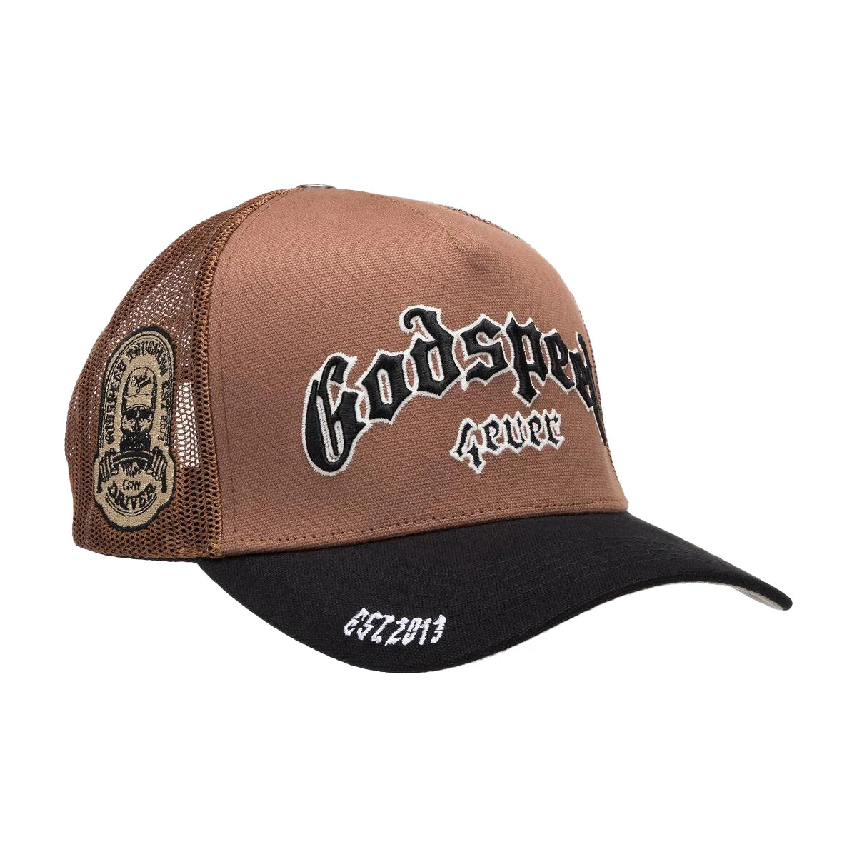 Godspeed Forever Trucker Hat Black Taupe