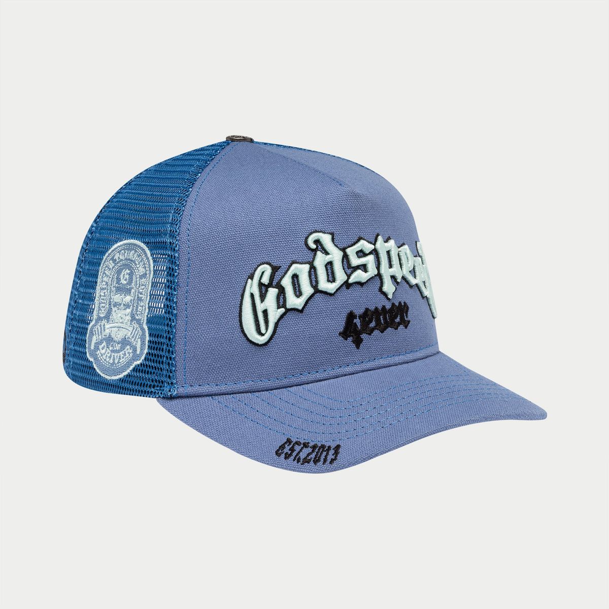 Godspeed GS Forever Trucker Hat Triple blue