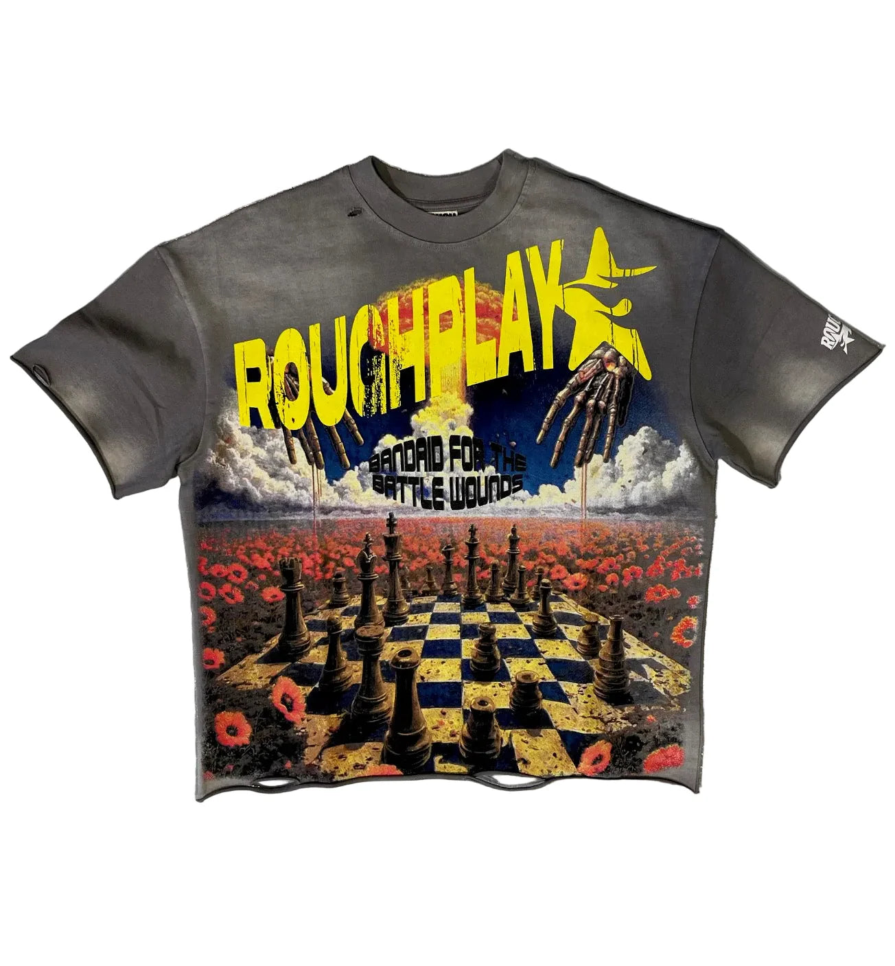 RoughPlay Think Twice T-Shirt In Grey
