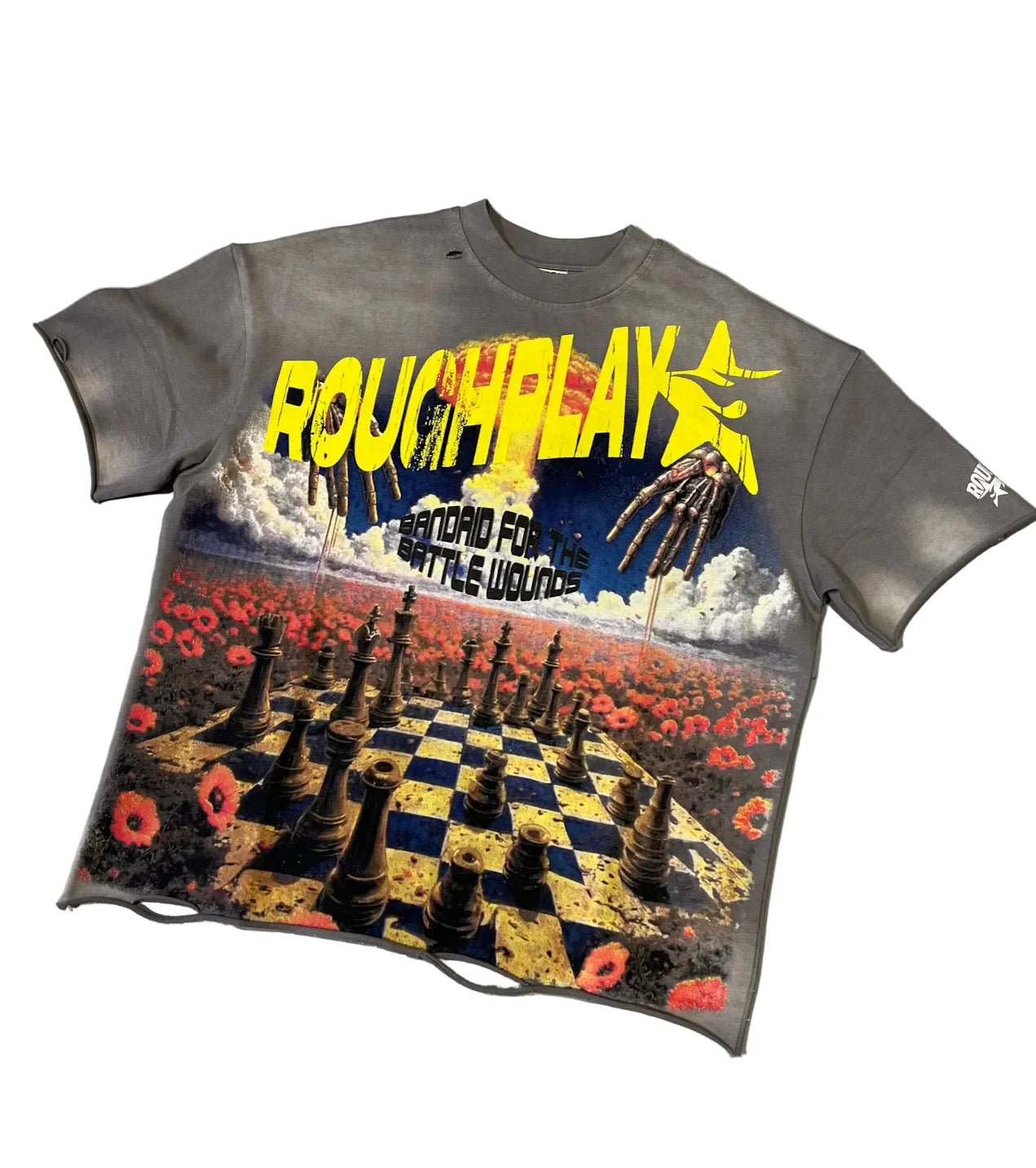 RoughPlay Think Twice T-Shirt In Grey