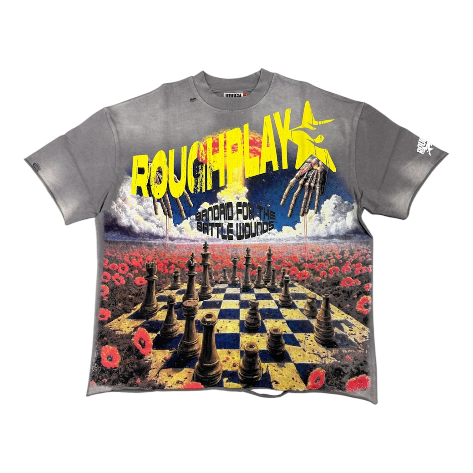 RoughPlay Think Twice T-Shirt In Grey
