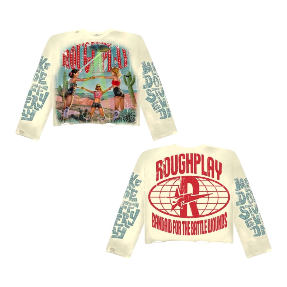 Roughplay Together Long Sleeve T-Shirt Tan