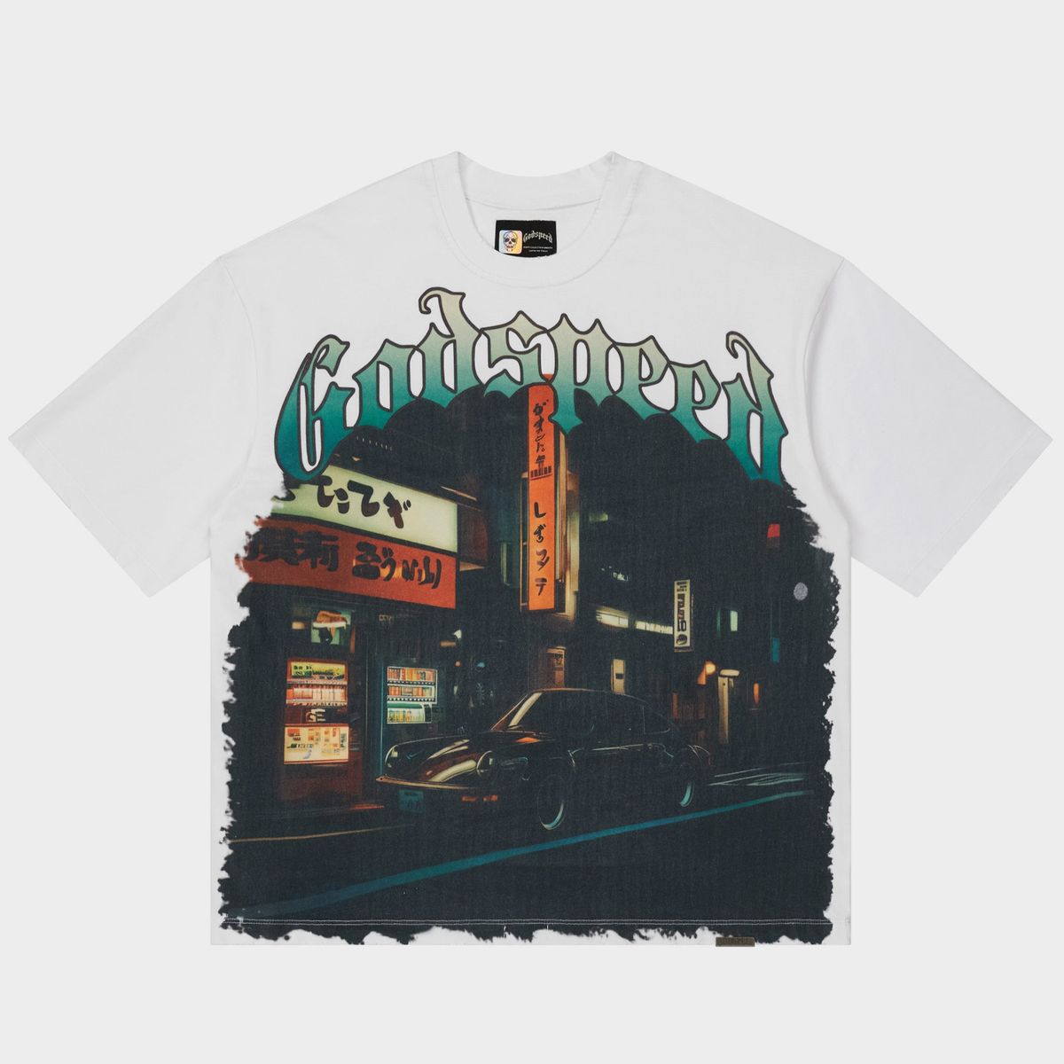 Godspeed Pit Stop: Tokyo T-Shirt In White