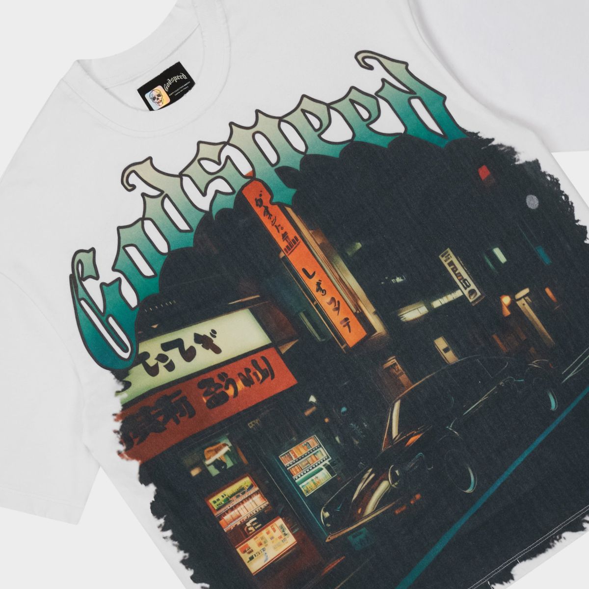 Godspeed Pit Stop: Tokyo T-Shirt In White