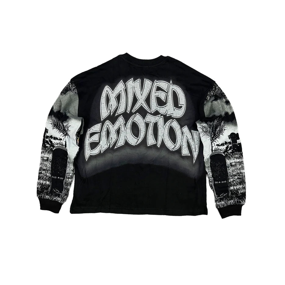 Mixed Emotion Tombstone Longsleeve T-Shirt
