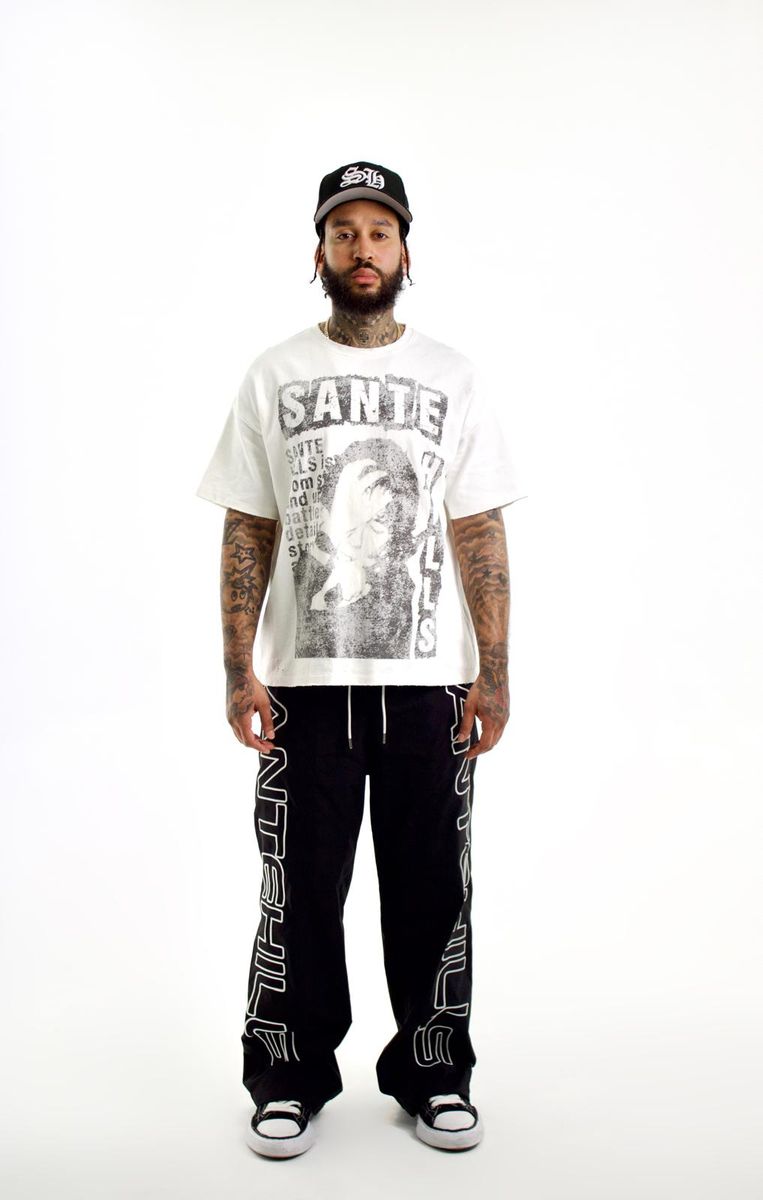 SANTE HILLS Track Pants In Black