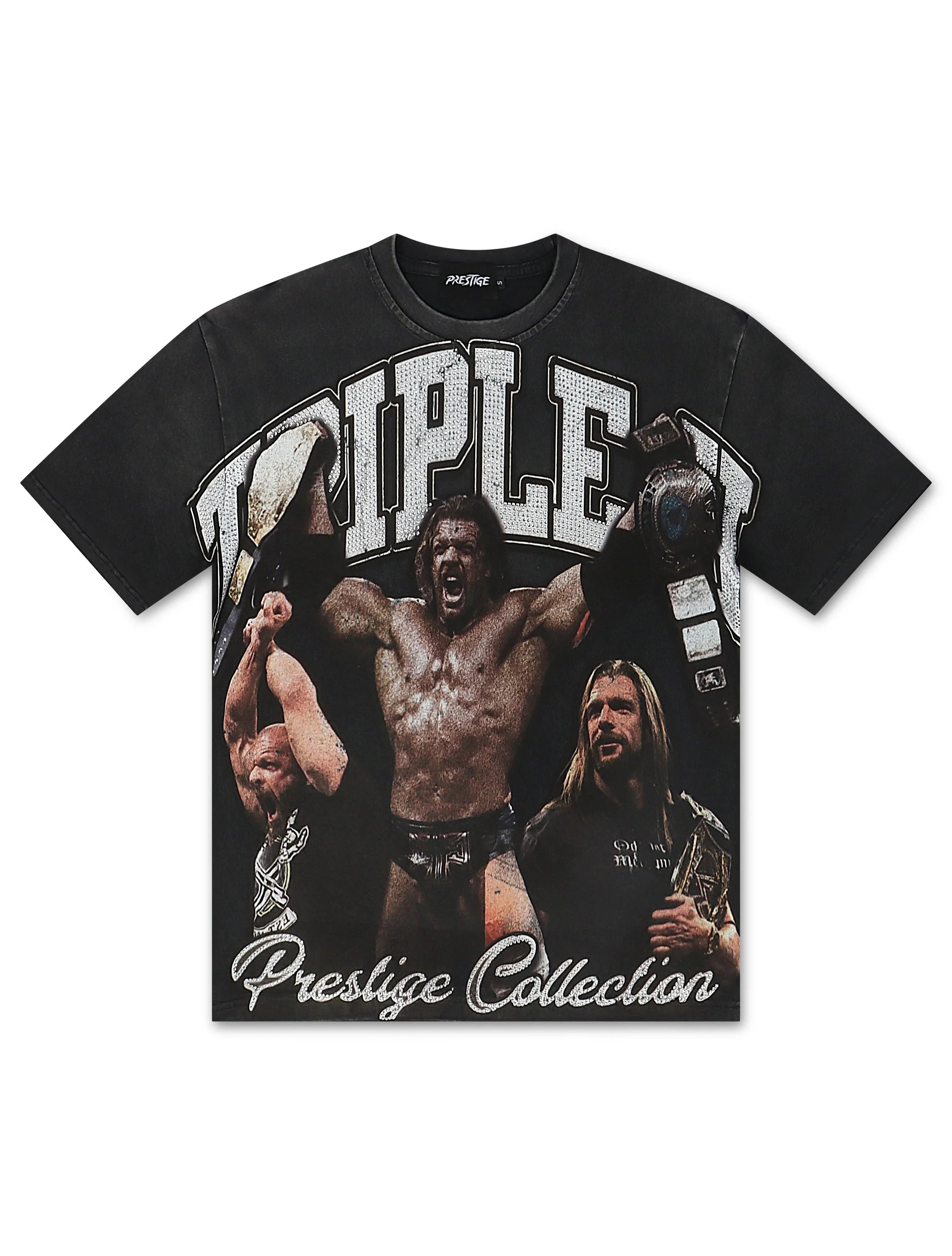 Prestige Triple H T-Shirt In Grey