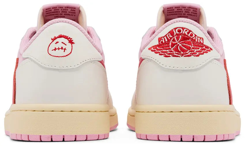 Travis Scott x Air Jordan 1 Retro Low OG: Sail Tropical Pink