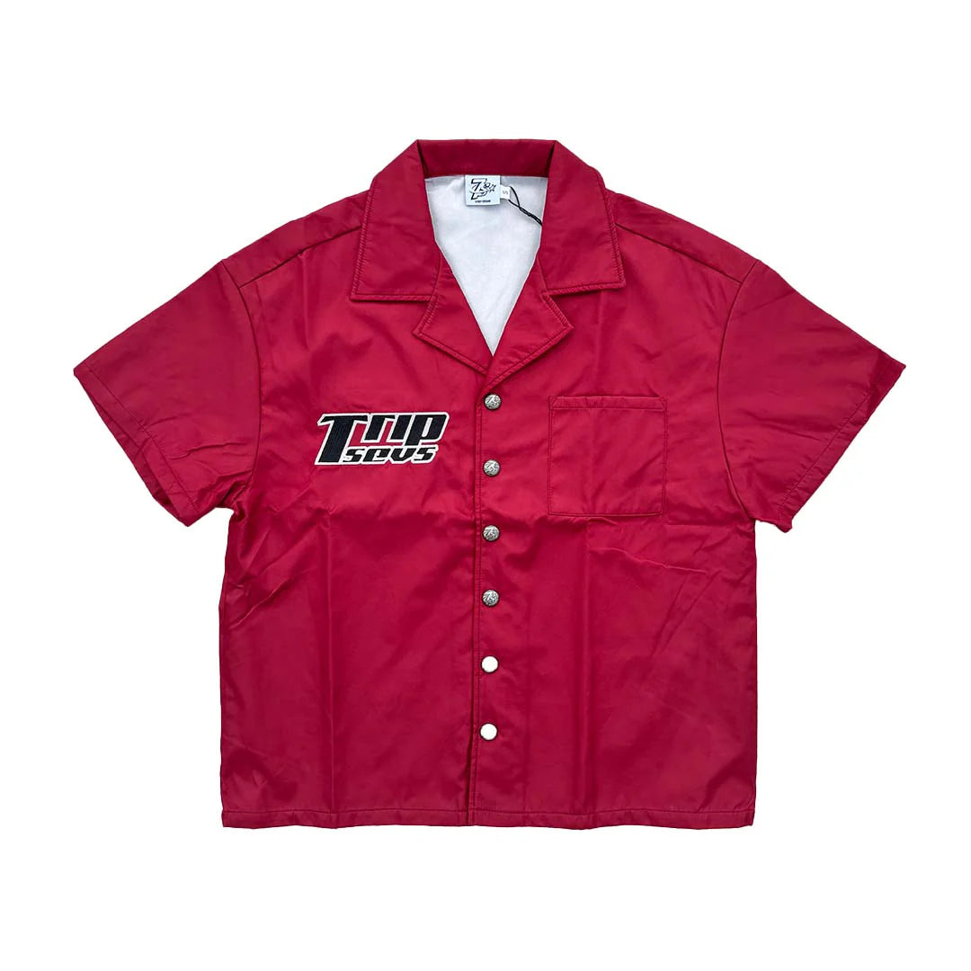 Triple Sevens Nylon Button Up Shirt