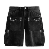 Prestige Rhinestone Set Black Shorts