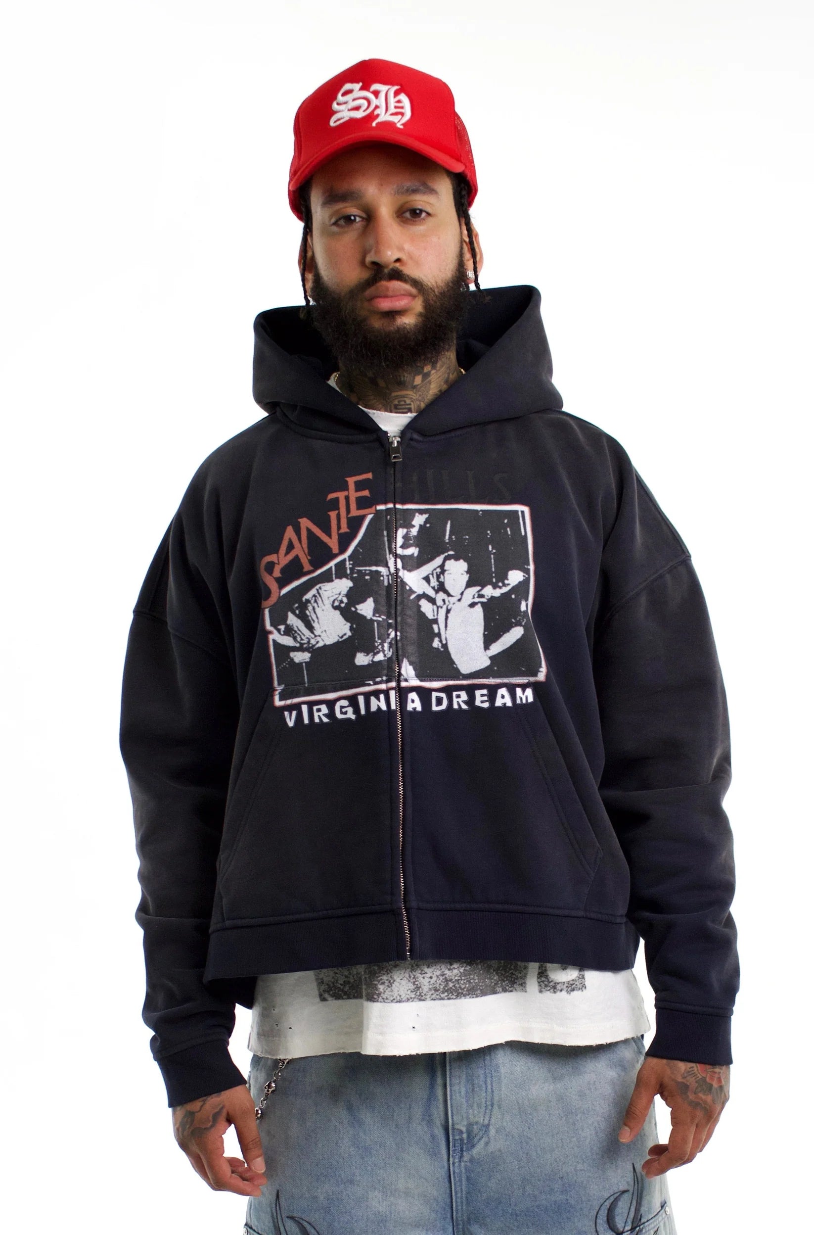 Sante Hills Virginia Dream Hoodie In Blue