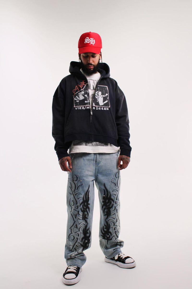 Sante Hills Virginia Dream Hoodie In Blue