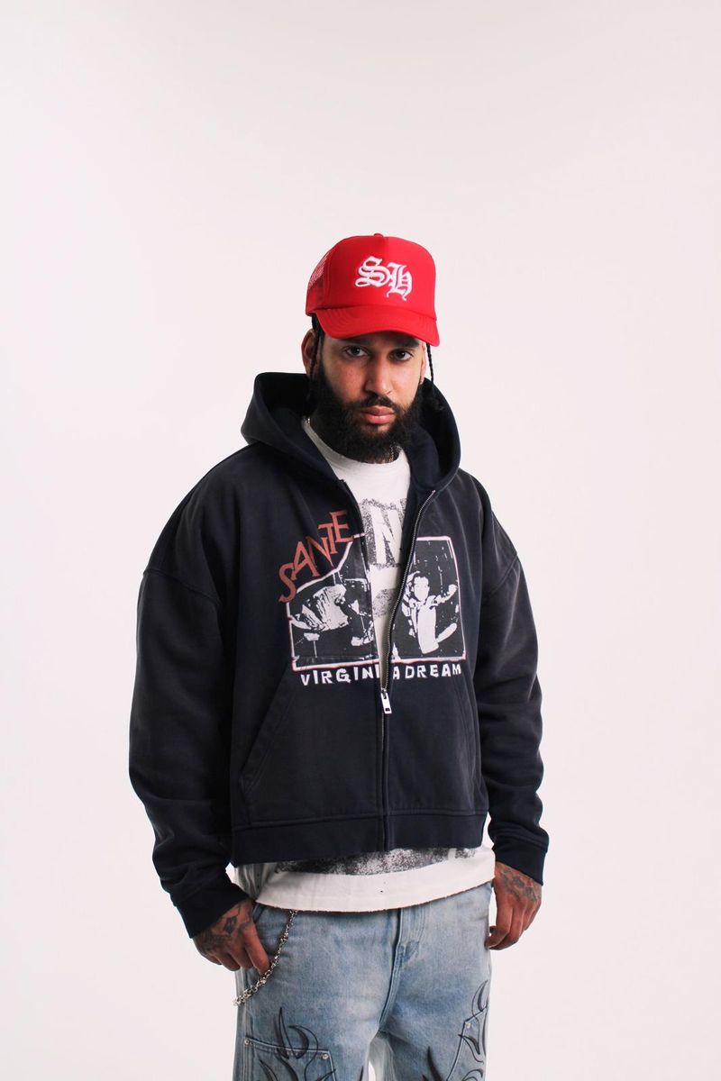 Sante Hills Virginia Dream Hoodie In Blue