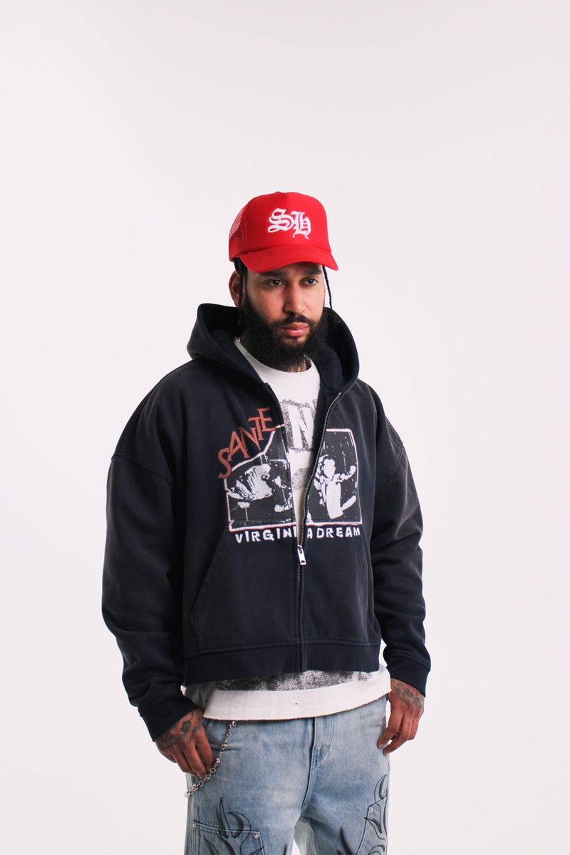 Sante Hills Virginia Dream Hoodie In Blue