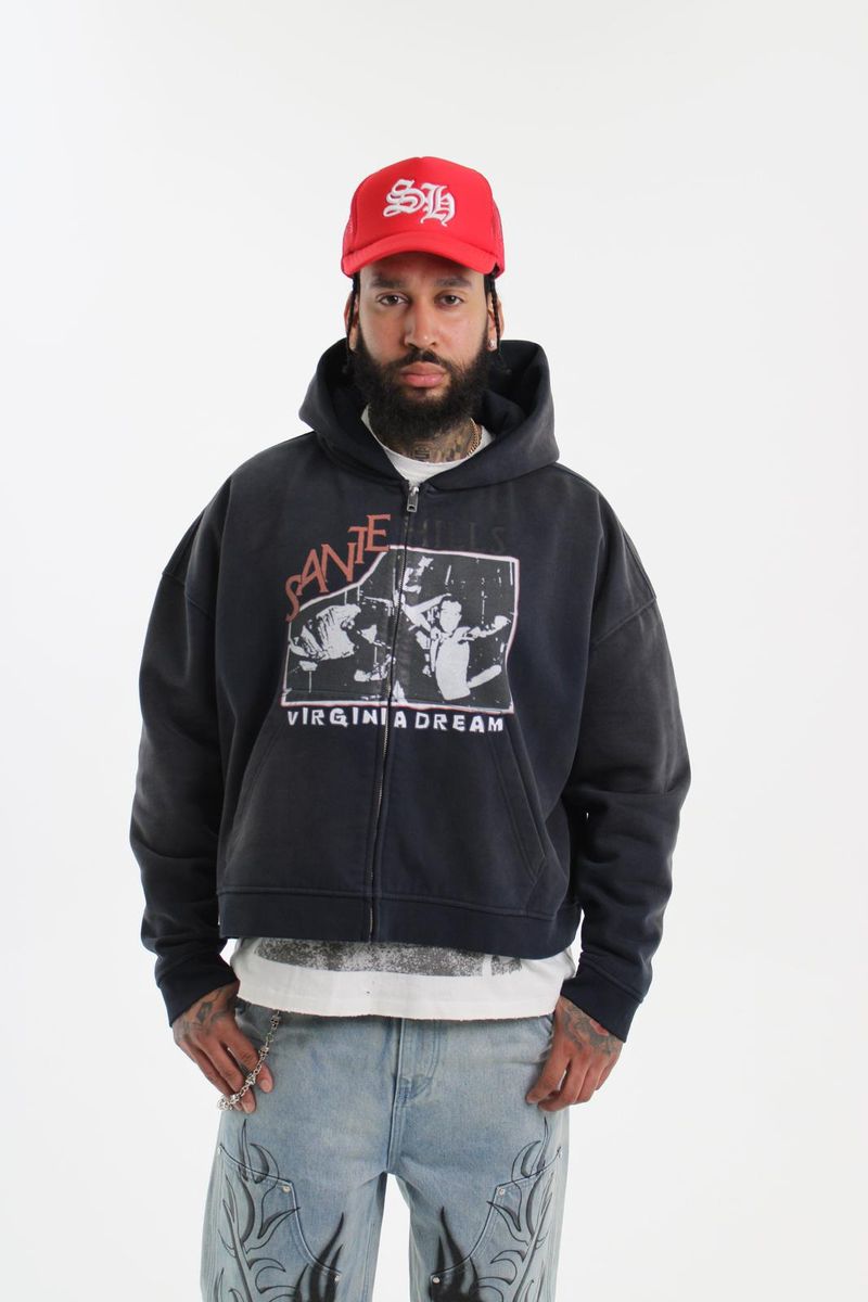 Sante Hills Virginia Dream Hoodie In Blue