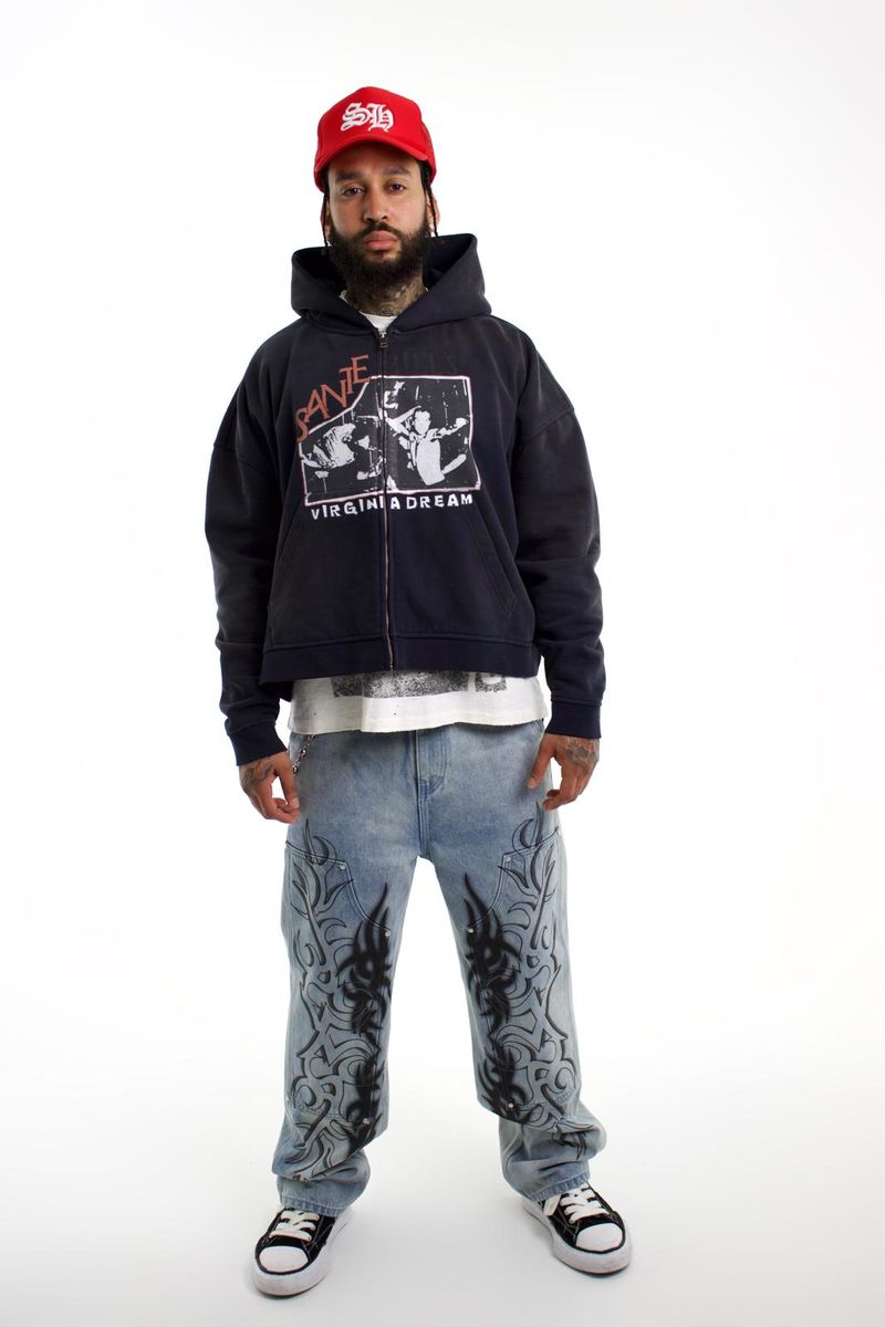 Sante Hills Virginia Dream Hoodie In Blue