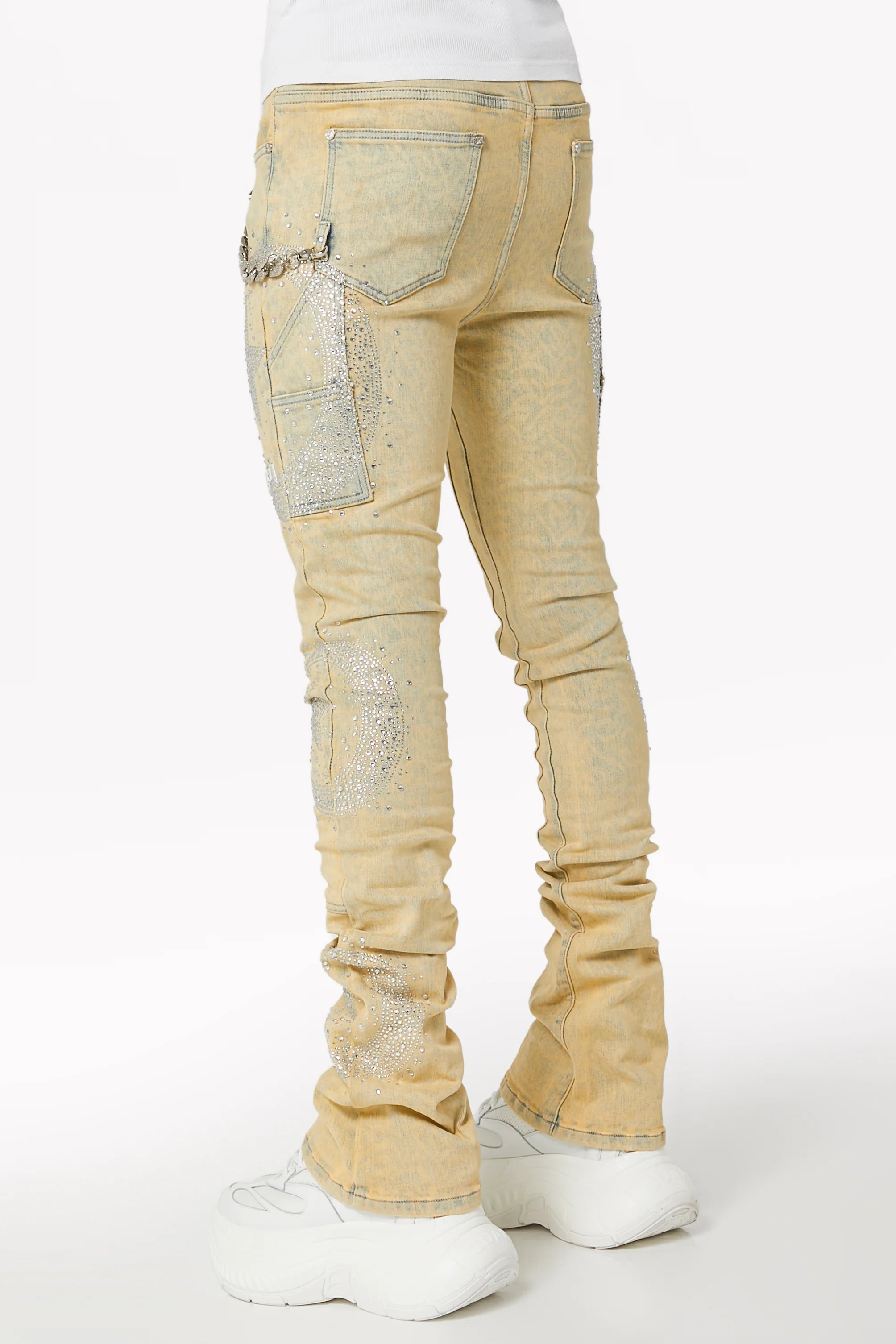 Guapi Vintage Calligraphy Denim