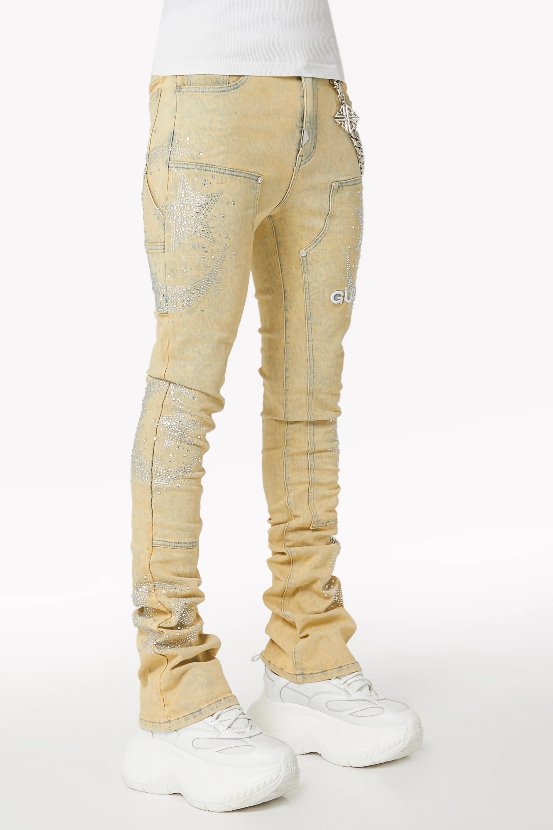 Guapi Vintage Calligraphy Denim