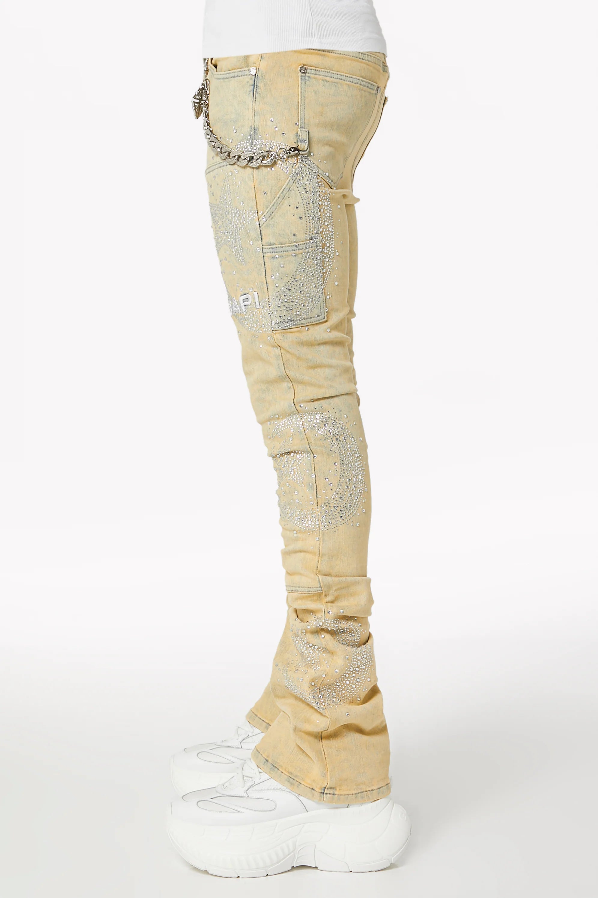 Guapi Vintage Calligraphy Denim
