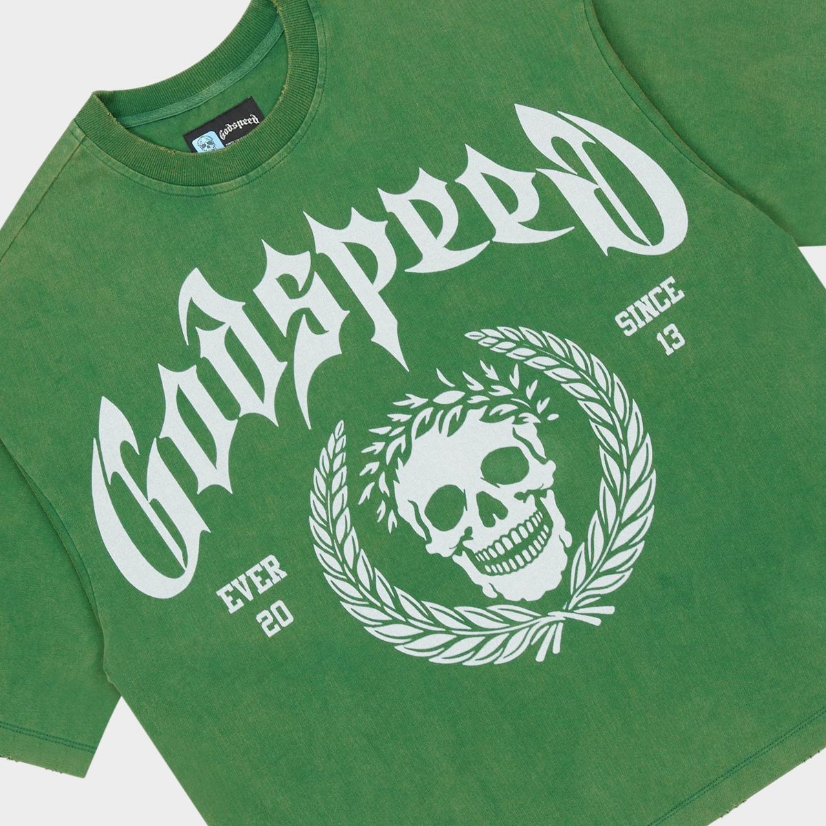 Godspeed Victor Crest T-shirt In Green