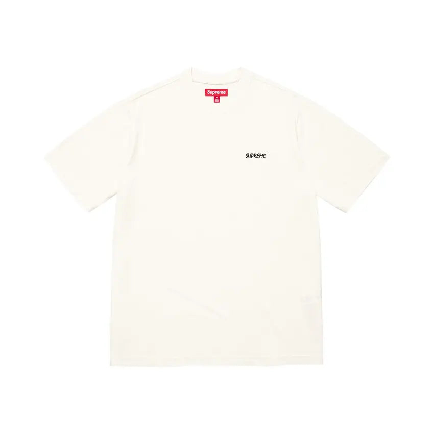 Supreme Washed Short-Sleeve Top White