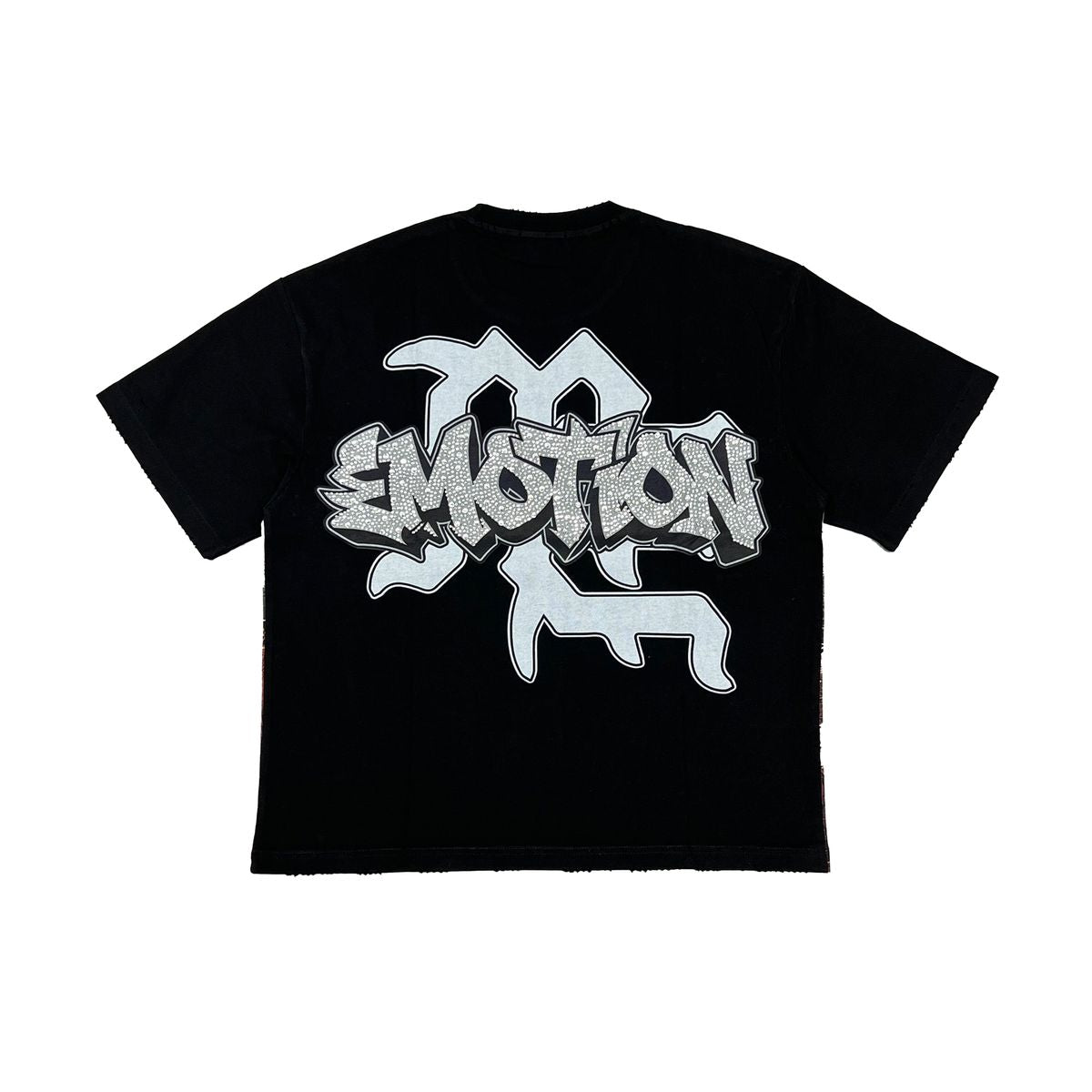 Mixed Emotion Angel Whispers T-Shirt In Black