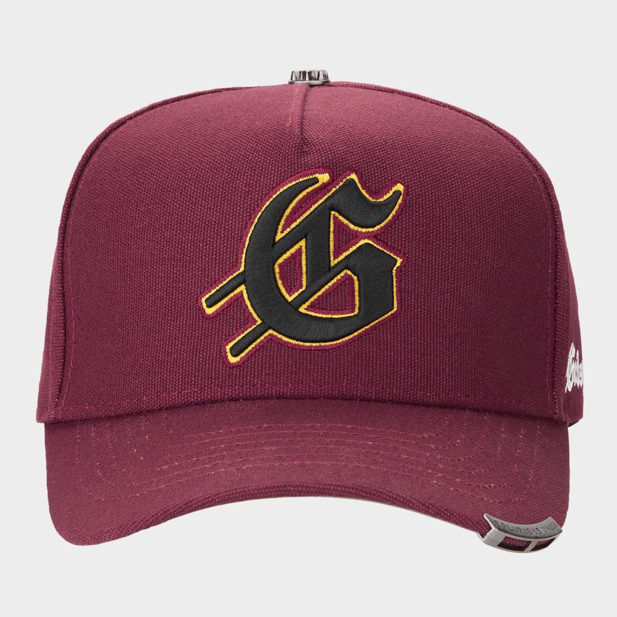 Godspeed Forever G Logo Insignia Red Wine MIA Trucker Hat