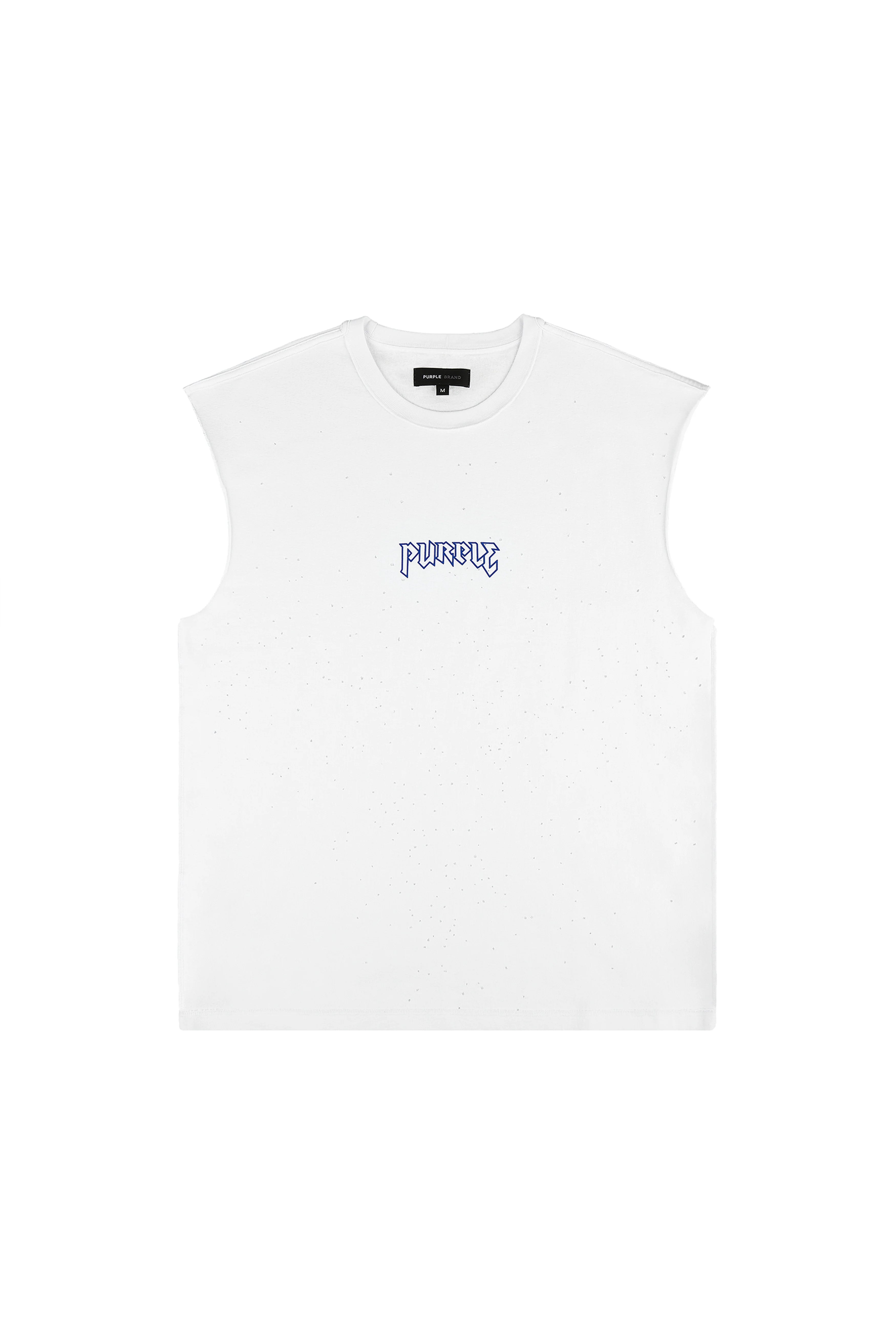 Purple Brand Metal Tank Top In Light Indigo