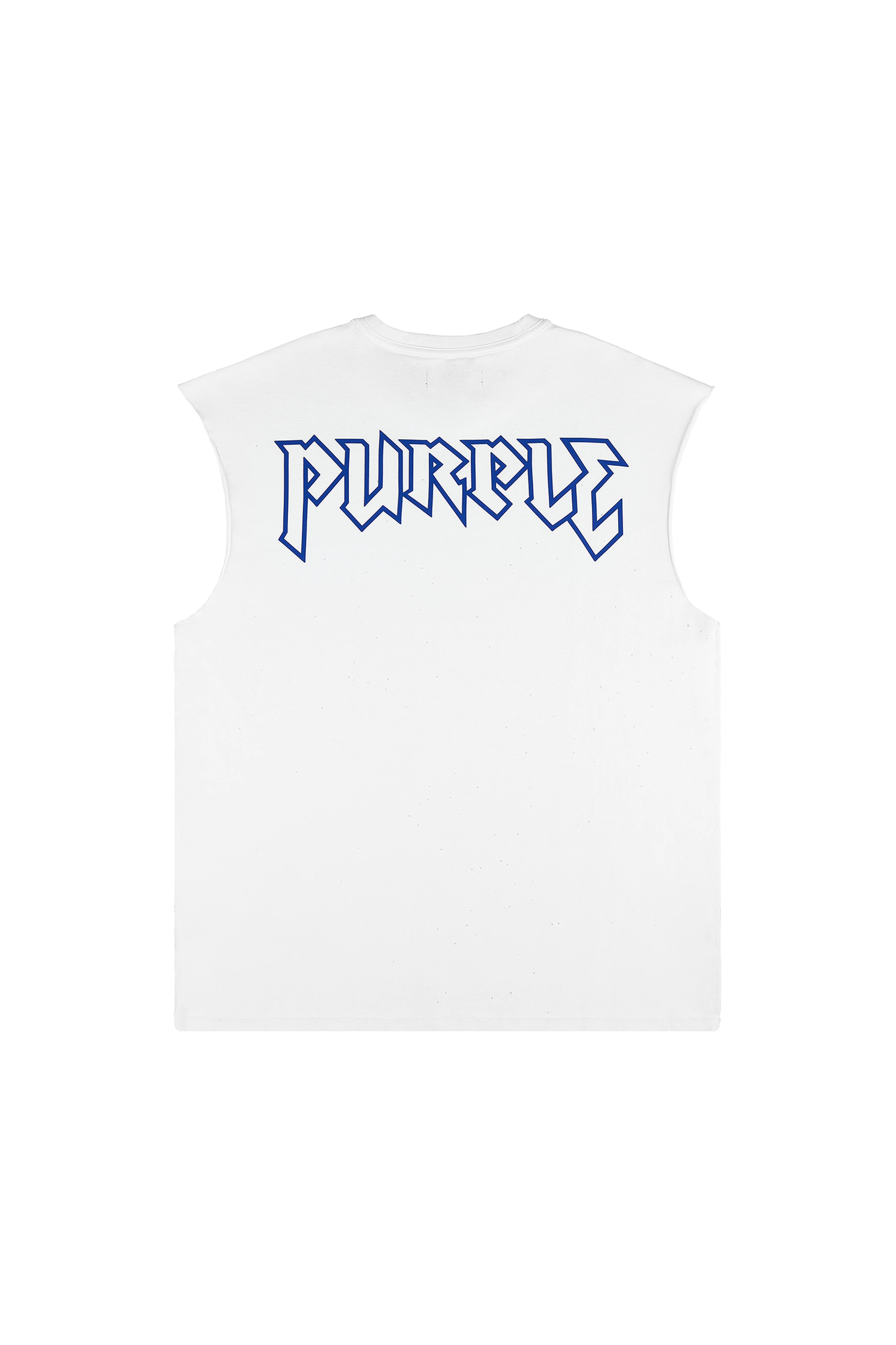 Purple Brand Metal Tank Top In Light Indigo