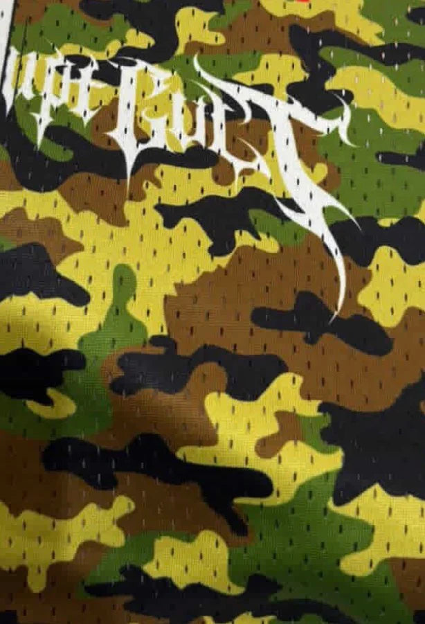 Bankrupt Cult Woodland Camo Shorts